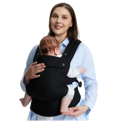 Canguru Ergonômico Momcozy 3-20Kg Preto - Suporte aprimorado do painel EVA